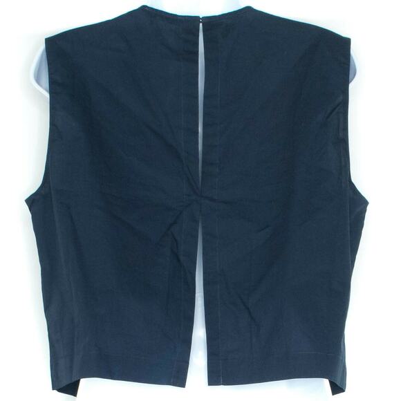 NWT Emma Cook Womens Top Crop Sleeveless Embroidered Eyelet Blue Plus Size 14 FB - Picture 3 of 3